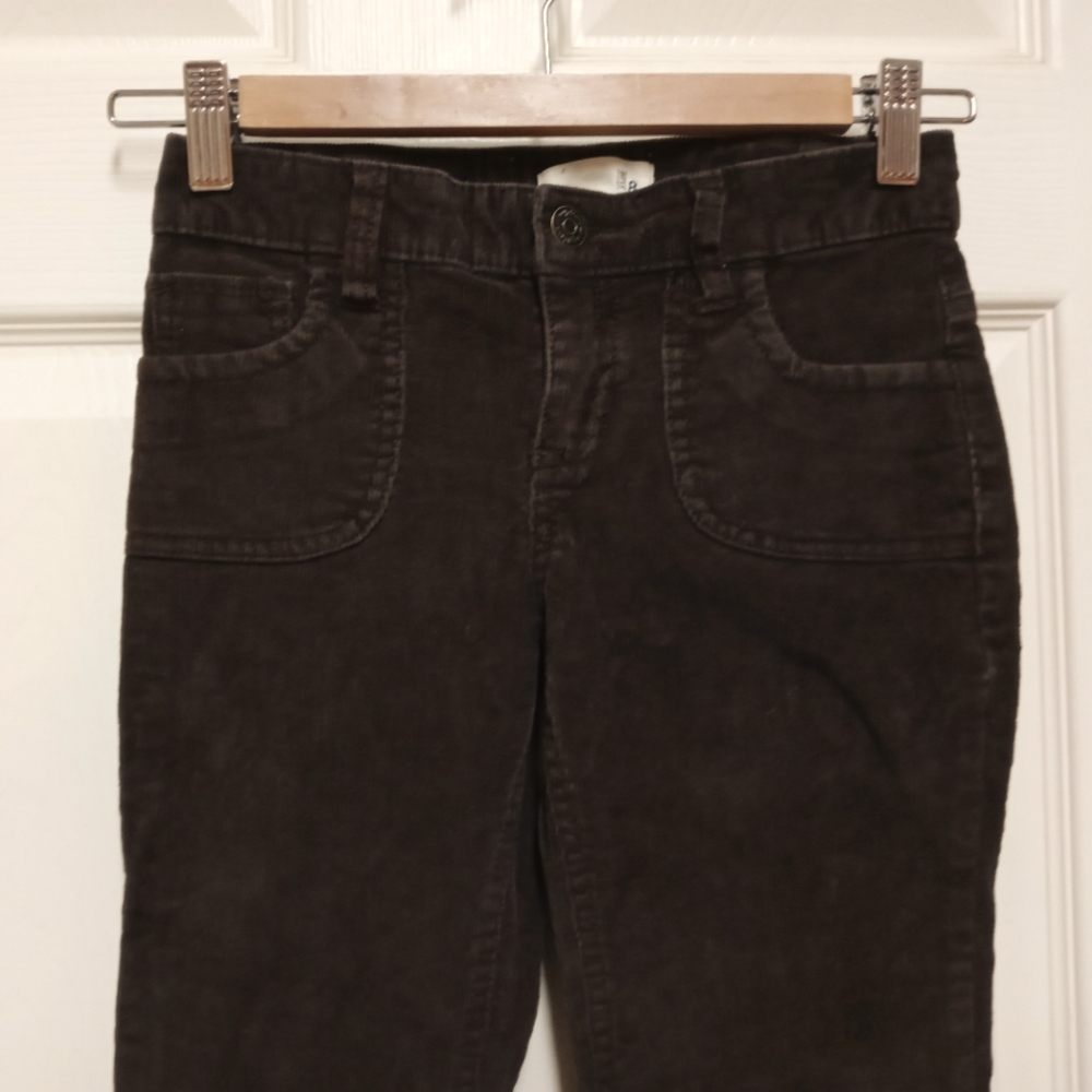 Old Navy Dark Brown Cords Straight Leg